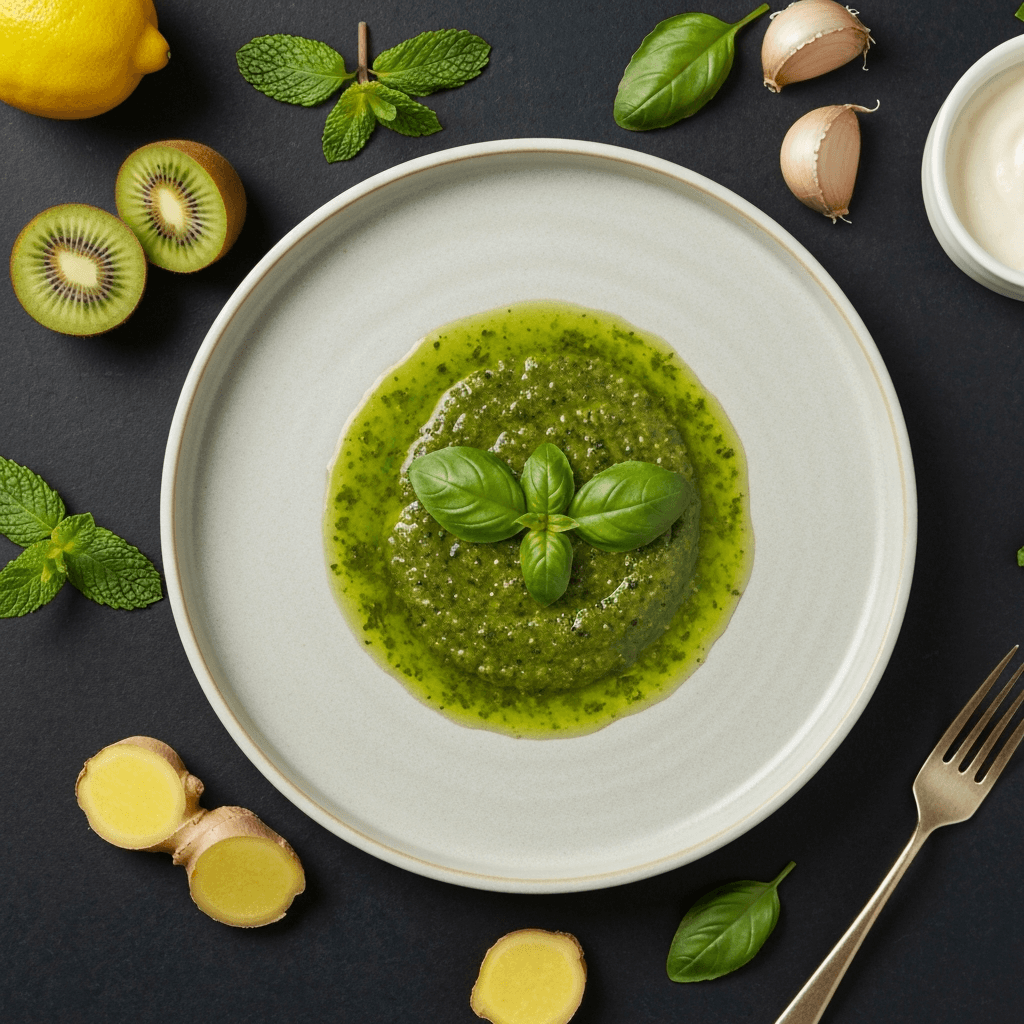 Basil Ume Plum Pesto
