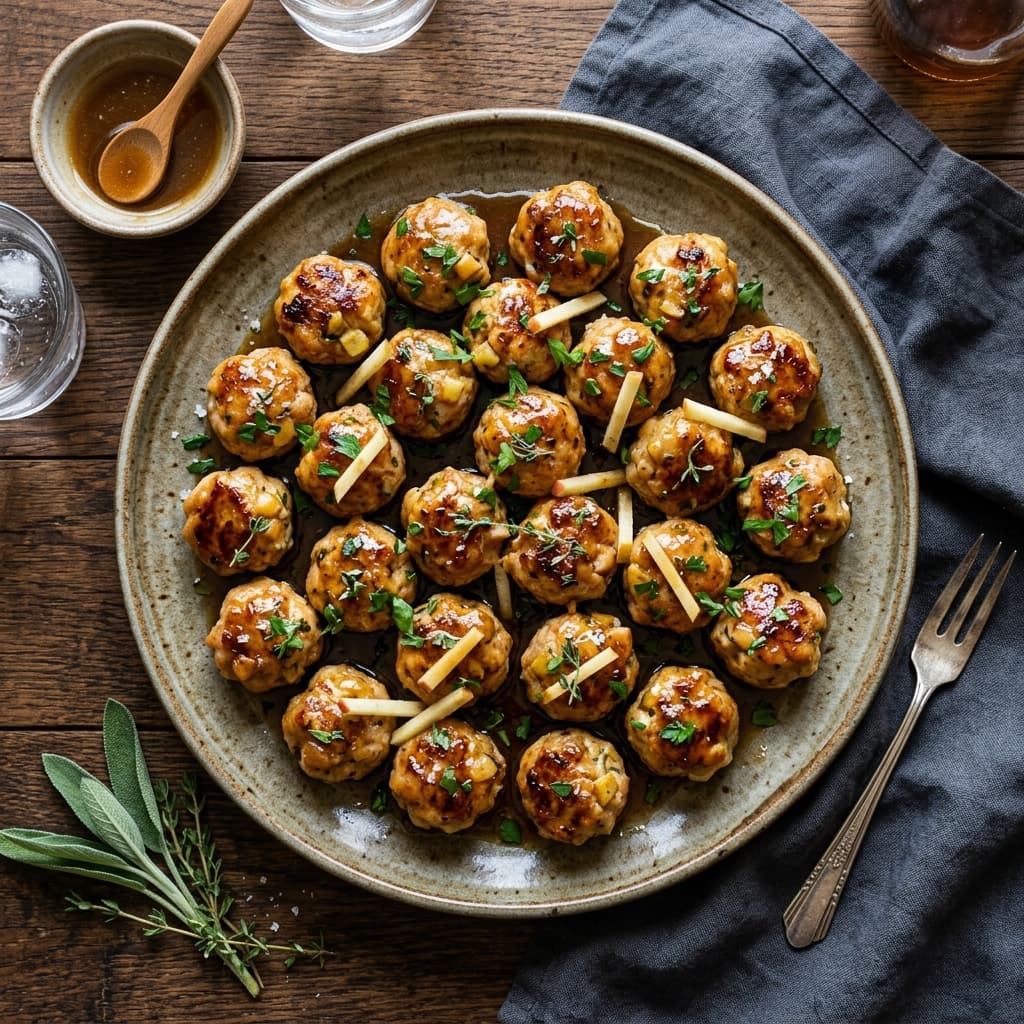 Chicken & Apple Mini Meatballs