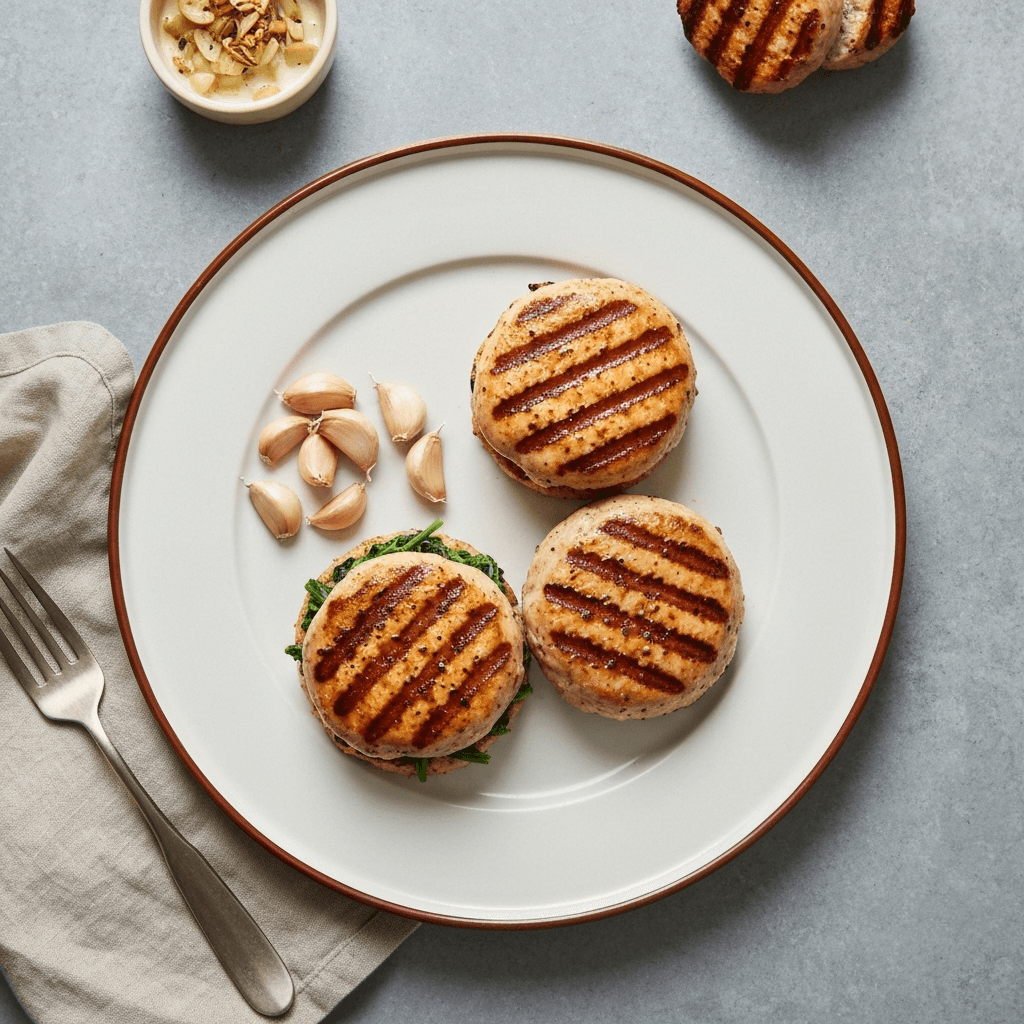 Chicken Spinach Burgers