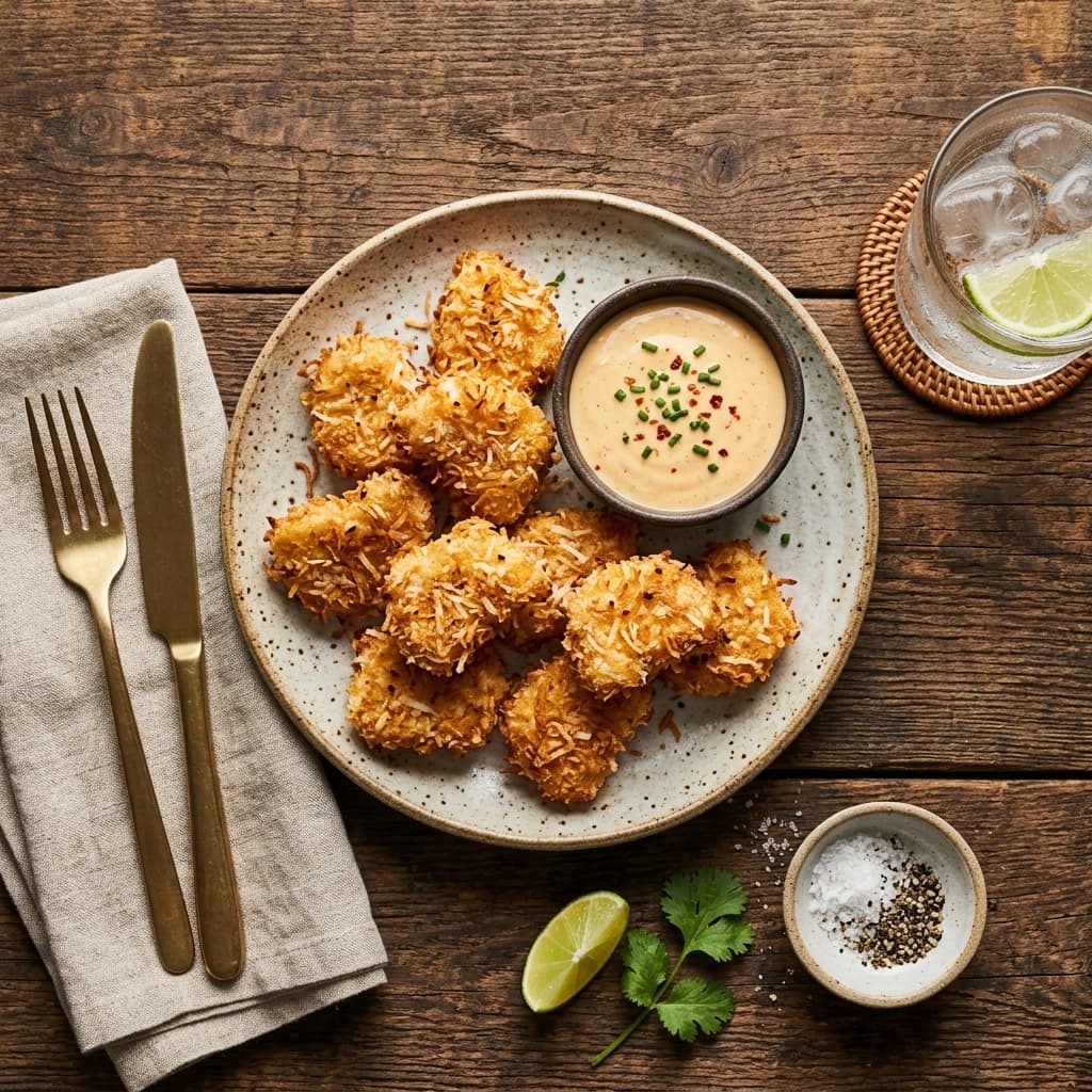 Coconut Crusted Chicken Nuggets