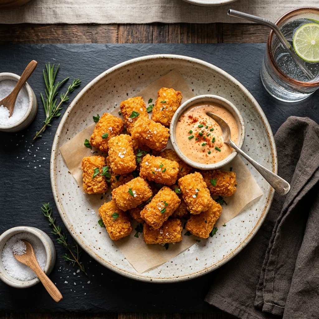 Crispy Sweet Potato Tots