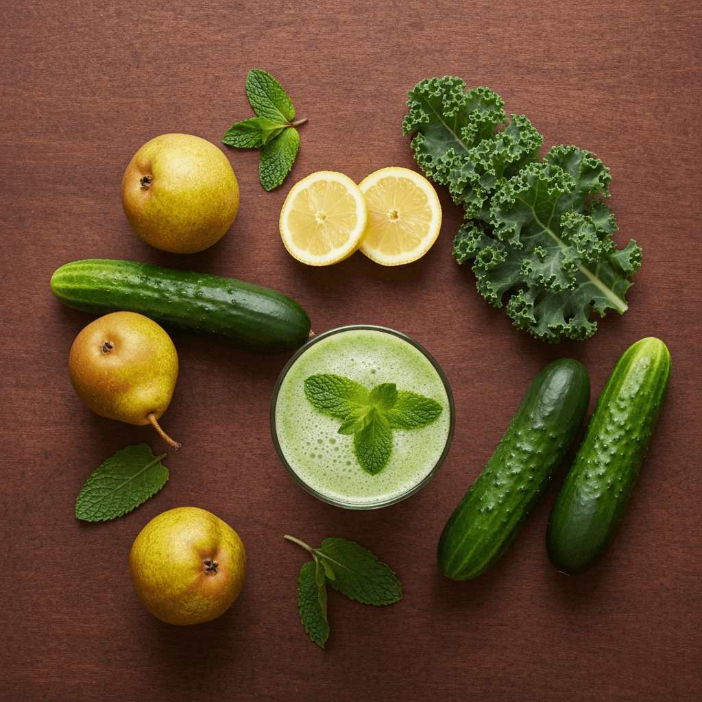 Cucumber Kale Pear Juice