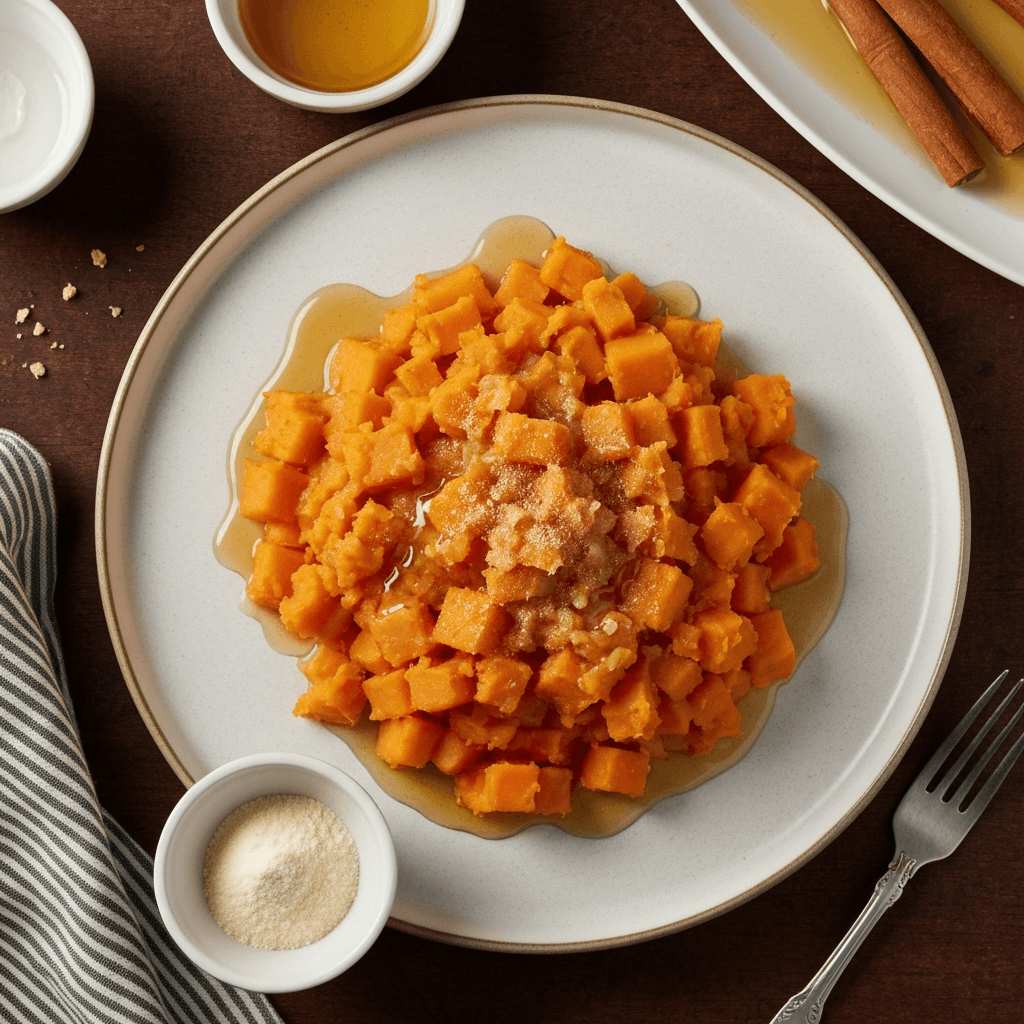 Honey Cinnamon Sweet Potatoes