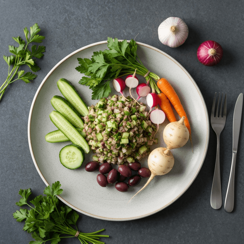 Jicama Tabbouleh Salad