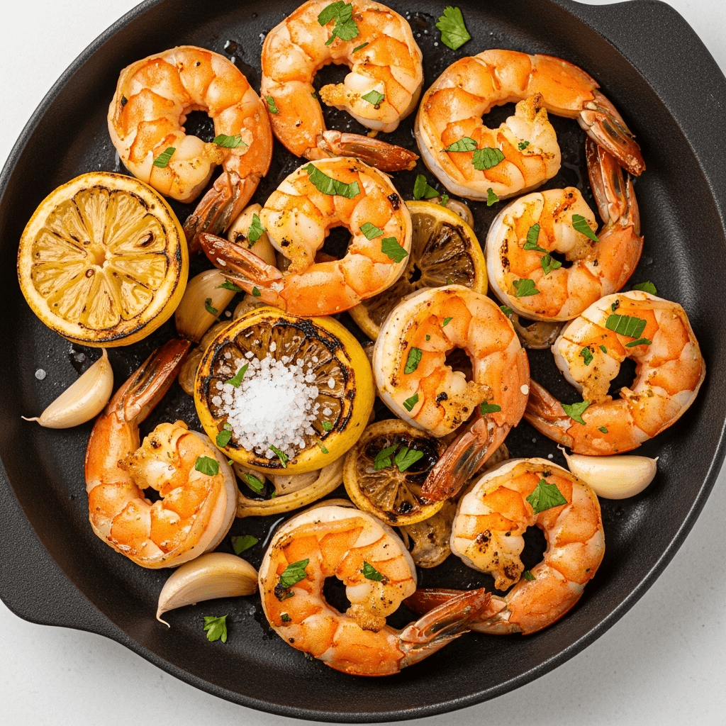 Lemon Garlic Shrimp Scampi