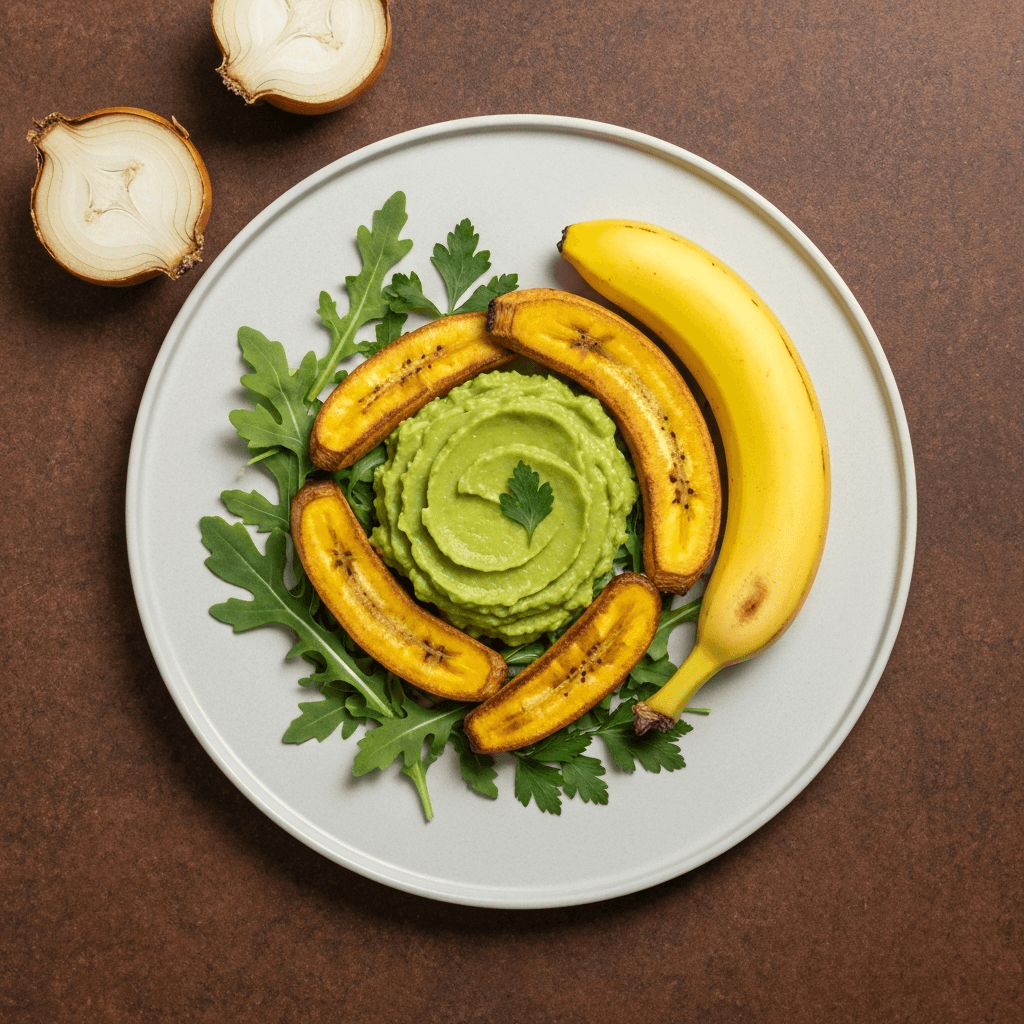 Plantains with Guacamole